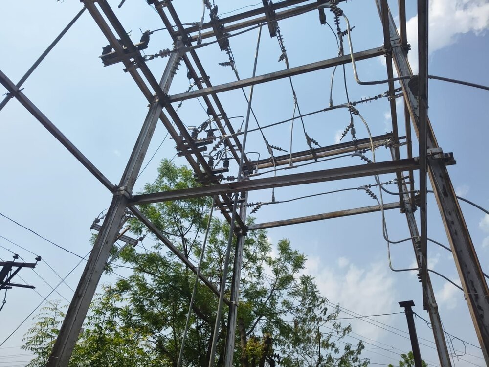 Electrical frame and wire work